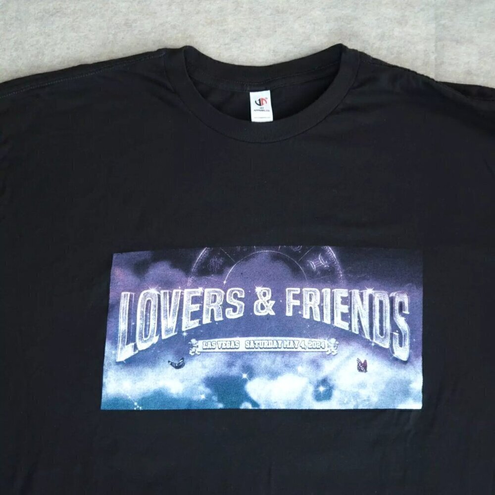 Lovers and Friends Vegas 2024 concert T-Shirt XXL Janet Lil Wayne Snoop Usher